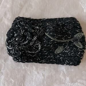 Flower headband knit